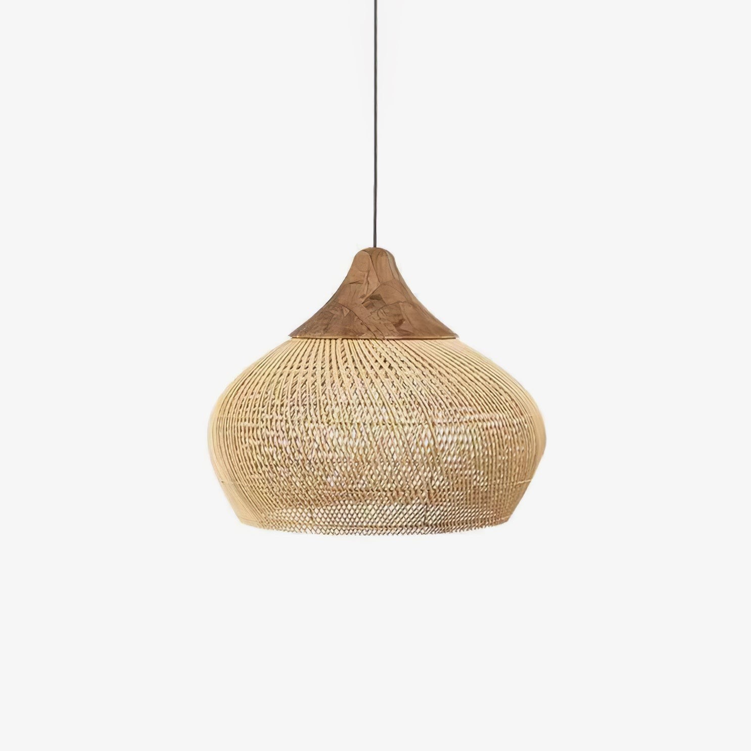 Harp Braided Rattan Pendant Lamp K1175
