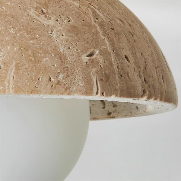 Travira Ceiling Light Textured Bowl Design Flush Mount Ceiling Lamp - Organic Style for Living Rooms K2070