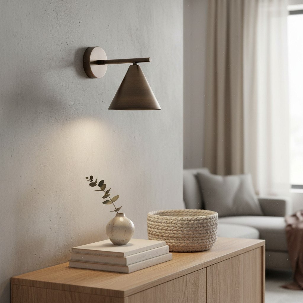 Oricone Modern Adjustable Arm Wall Light - Minimalist Metal Design for Home Interiors K1921