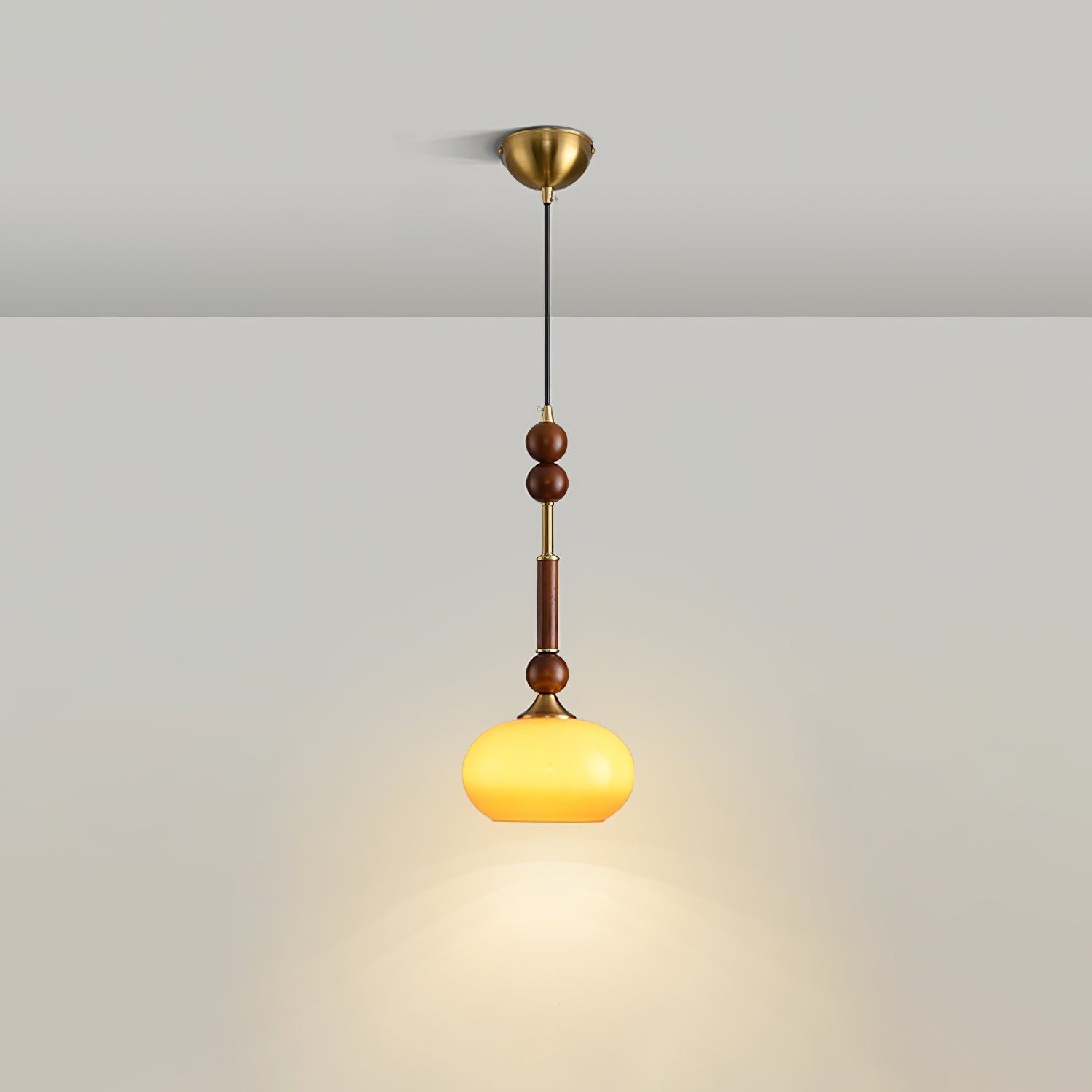 Retro Solid Wood Series Pendant Lamp K637