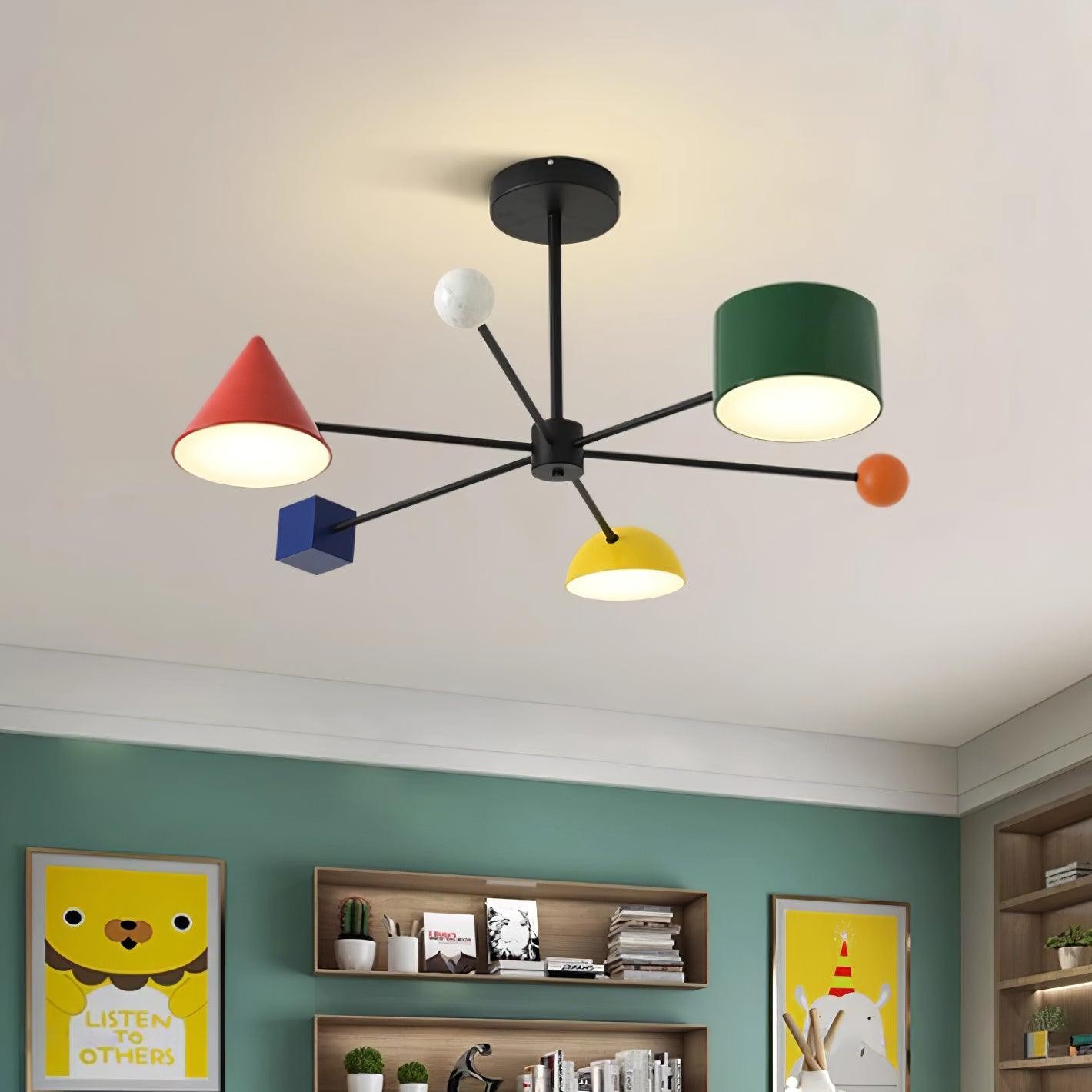 Geometric Colorful Ceiling Light K401