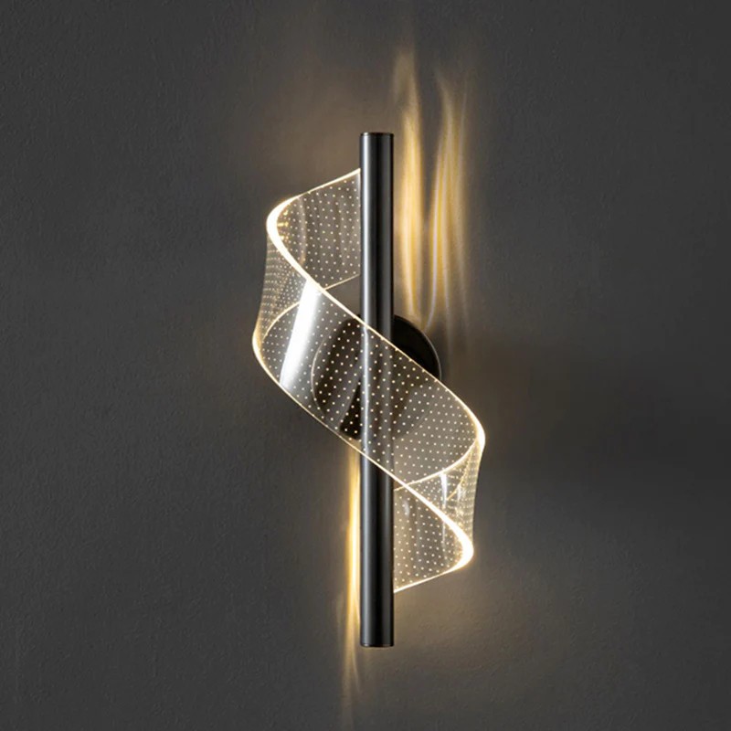 Spiral Modern Led Wall Lamp For Living Room K16