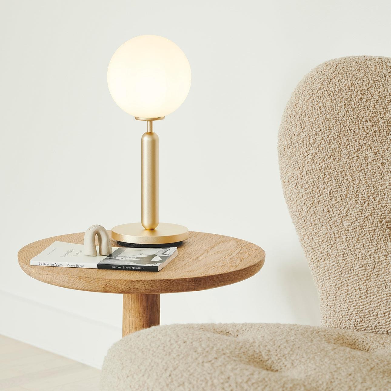 Spherical Stylish Glass Induction Table Lamp K504