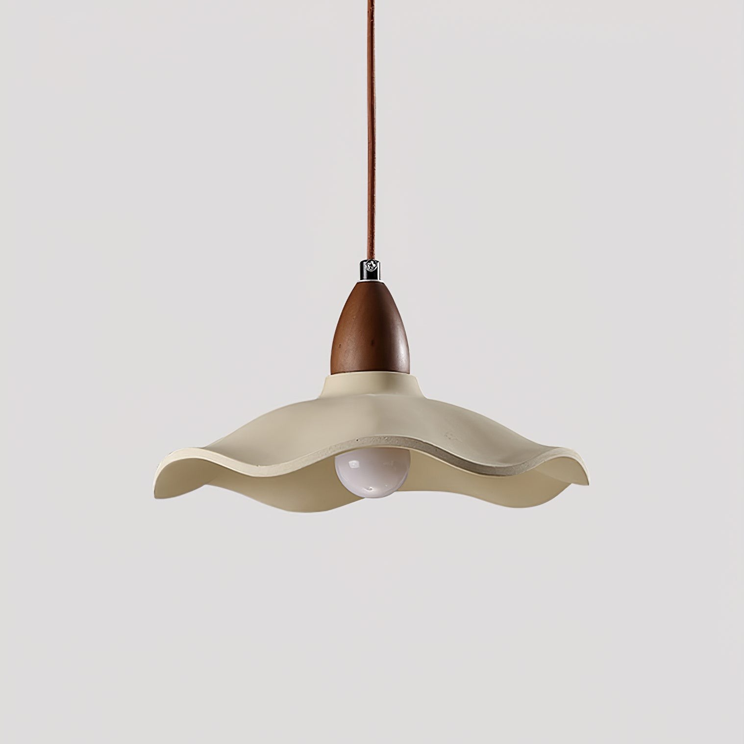 Japanese Wabi-Sabi Style Cement Wave Pendant Lamp K309