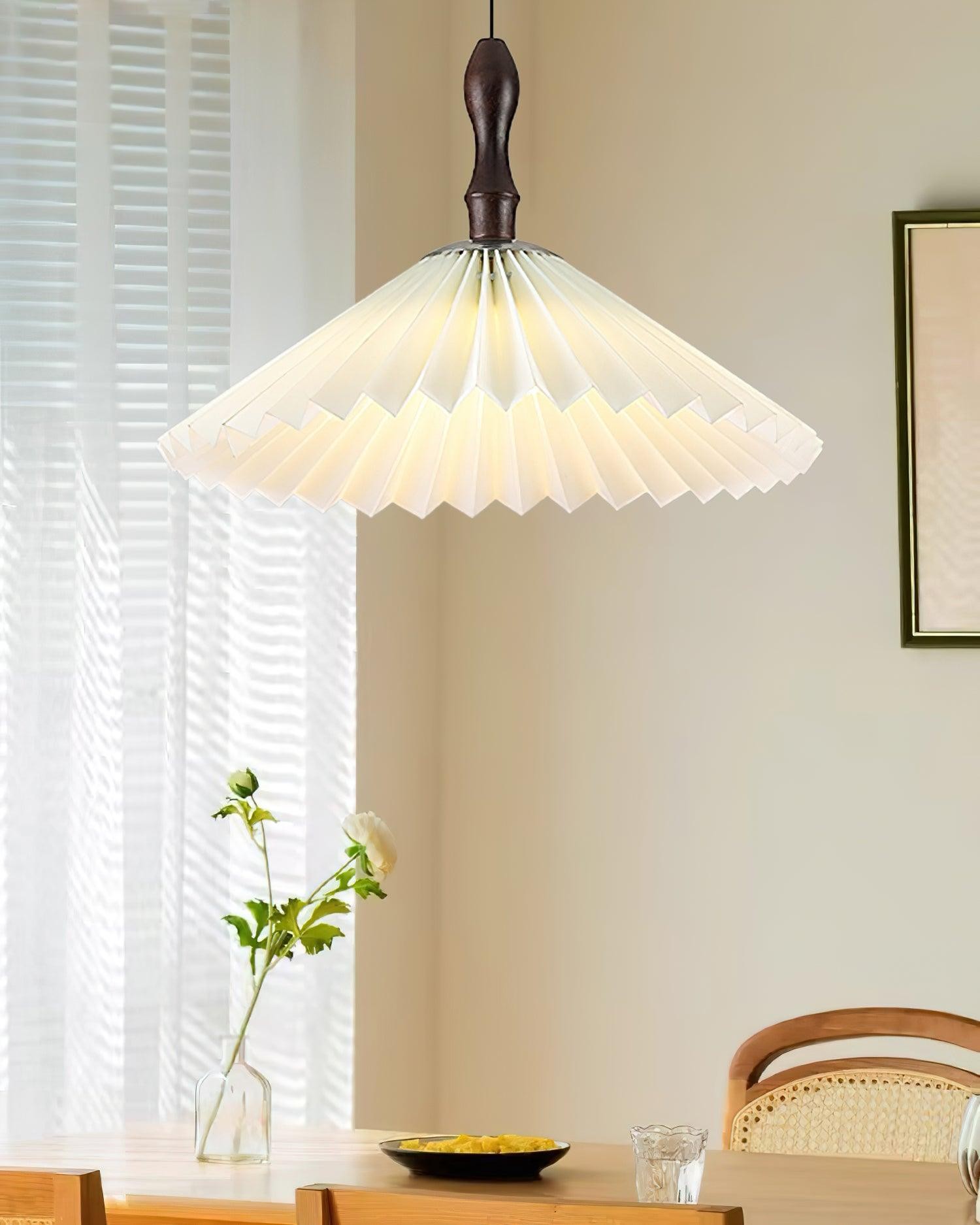 Simple White Flower Paper Pendant Lamp K386