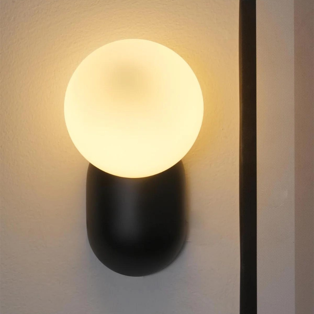 Luma Nordic Glass Orb Wall Light D784