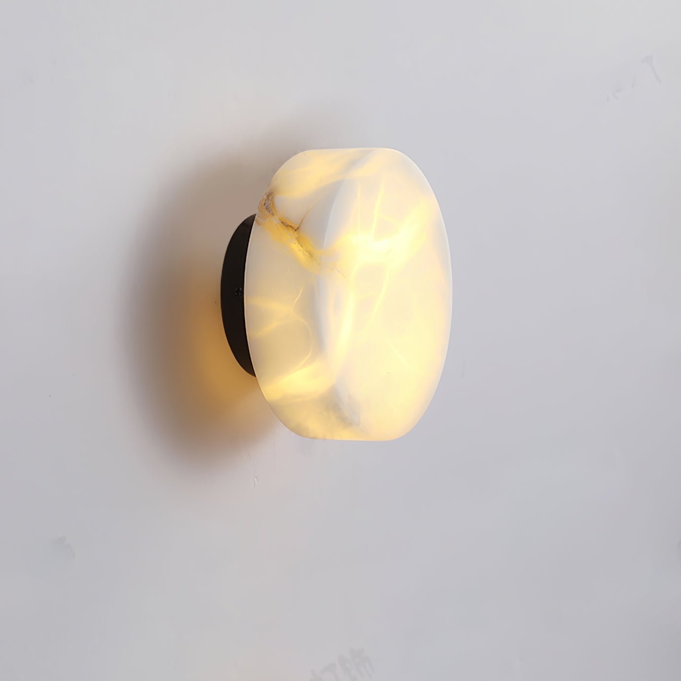 Cylindrical Alabaster Wall Light D399