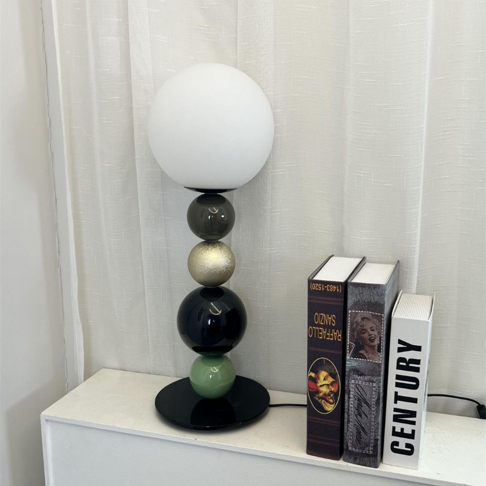 Coloful Stacked Round Ball Table Lamp K175