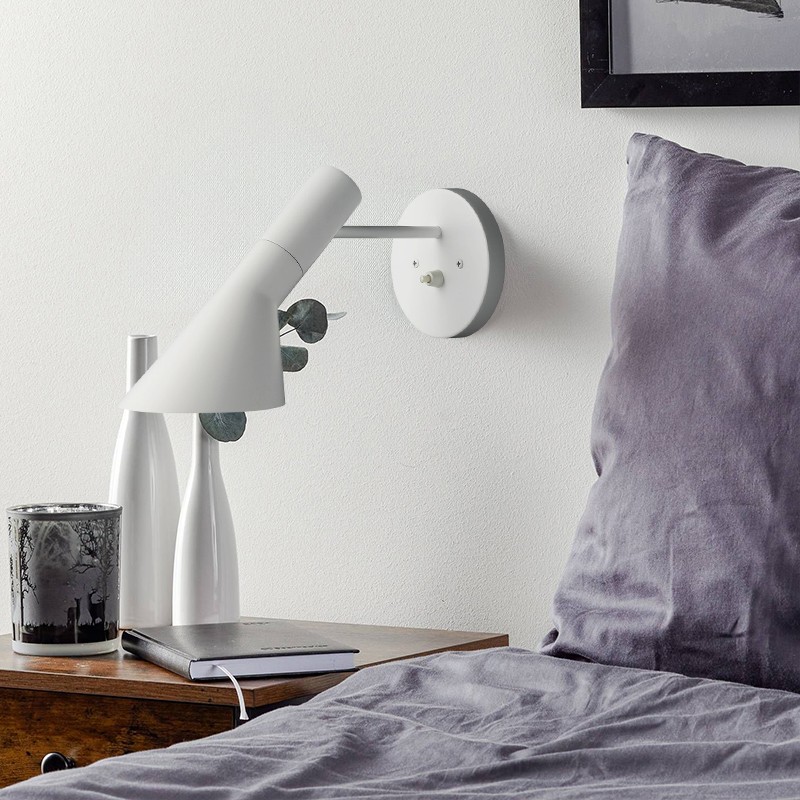 Modern Nordic Metal Wall Lamp - Directional Asymmetrical Sconce for Hallway