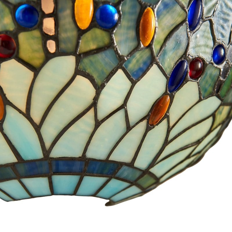 TF Dragonfly Pattern Wall light - Classic Hand-Cut Stained-Glass for Hallways K1890