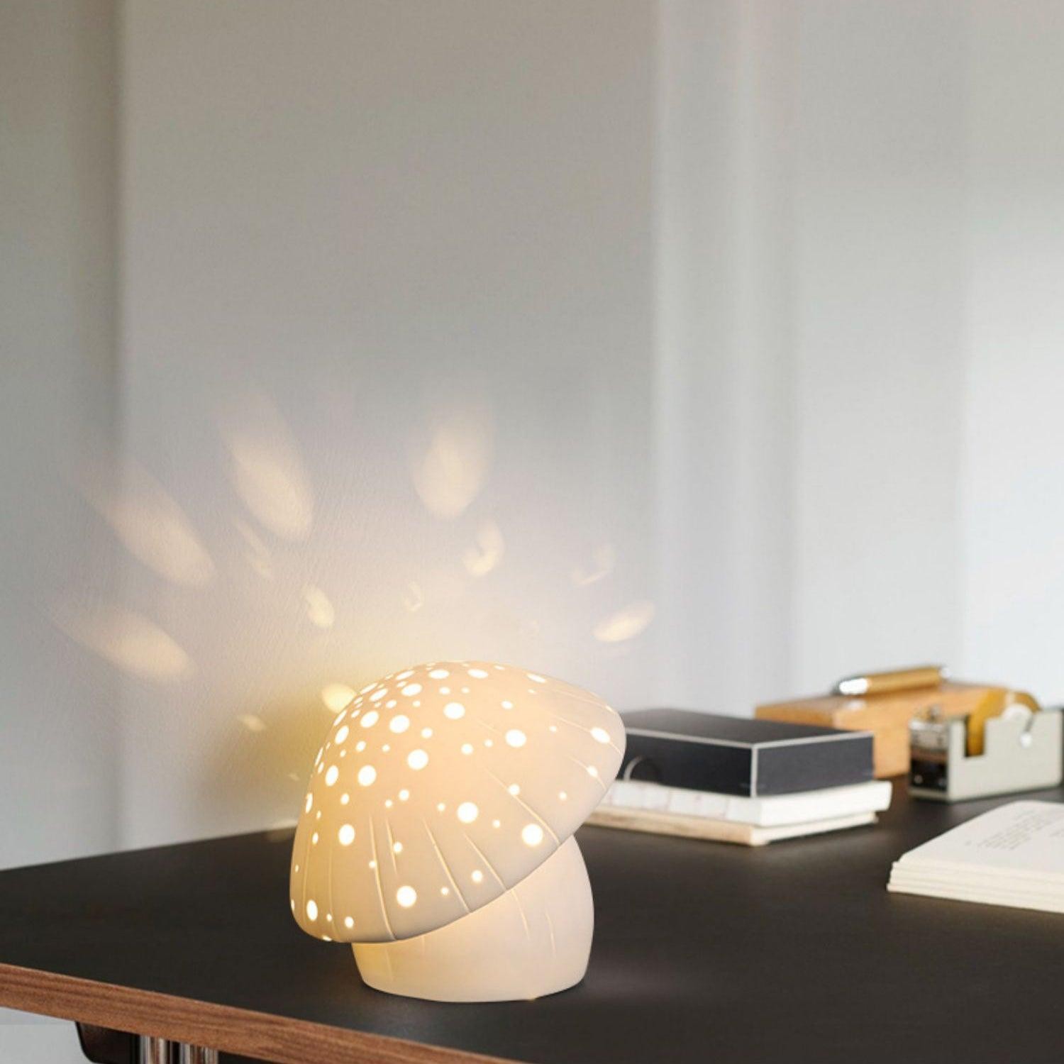 Cartoon Mushroom Skeletonized Table Lamp K398