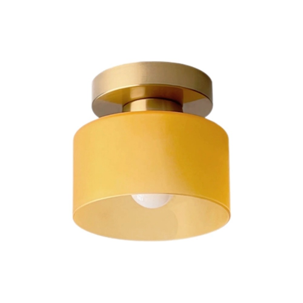 Morandi Cylinder Ceiling Light - Minimalist Flush Mount for Indoor Spaces K893