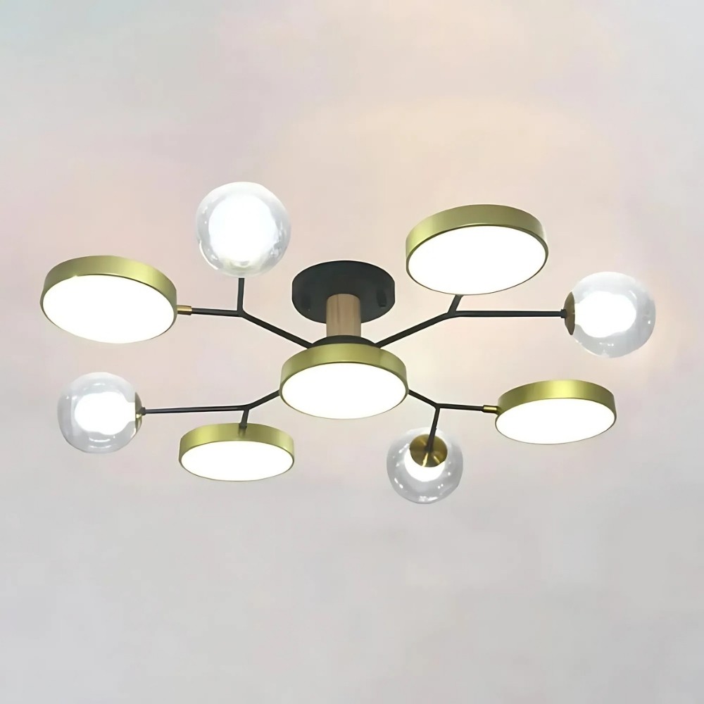 Nordic Multi Heads Branch Ceiling Light For Bedroom K936