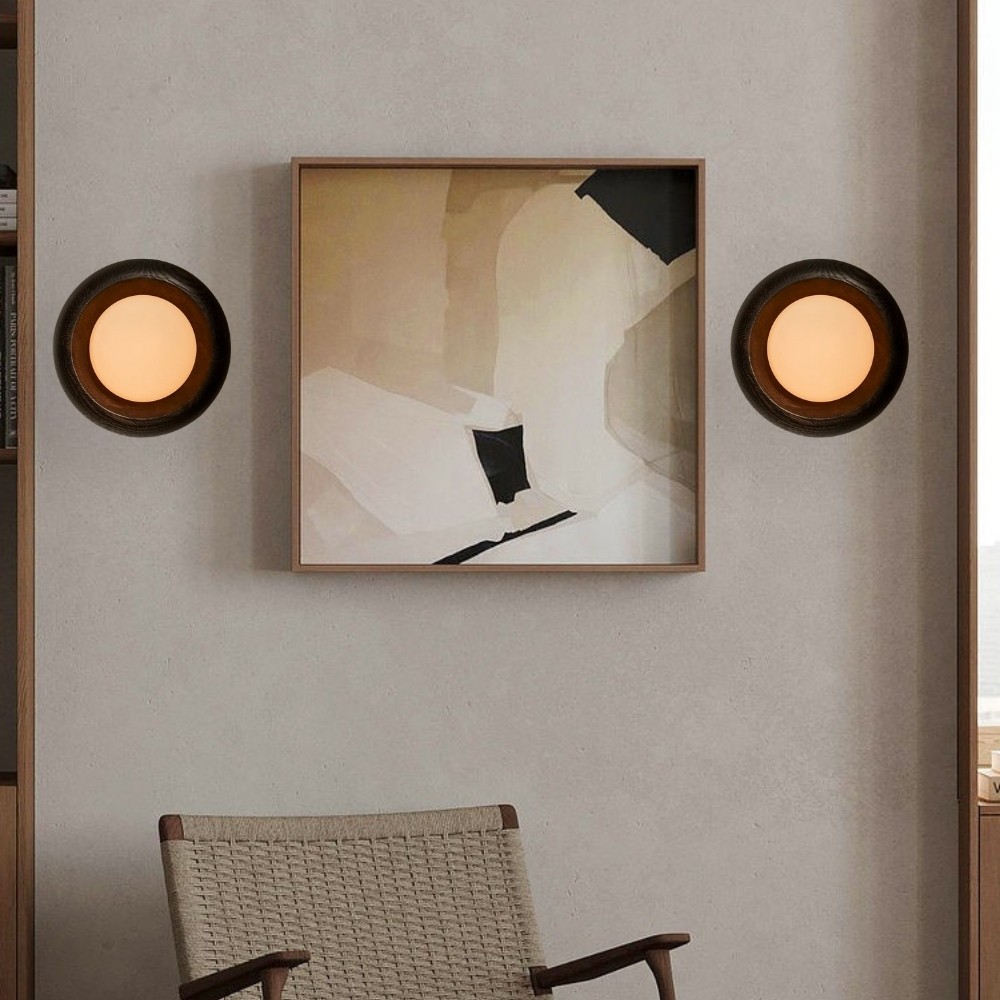 Art Deco Wall Sconce  - Ceramic Modern Sconce with Organic Texture K1128