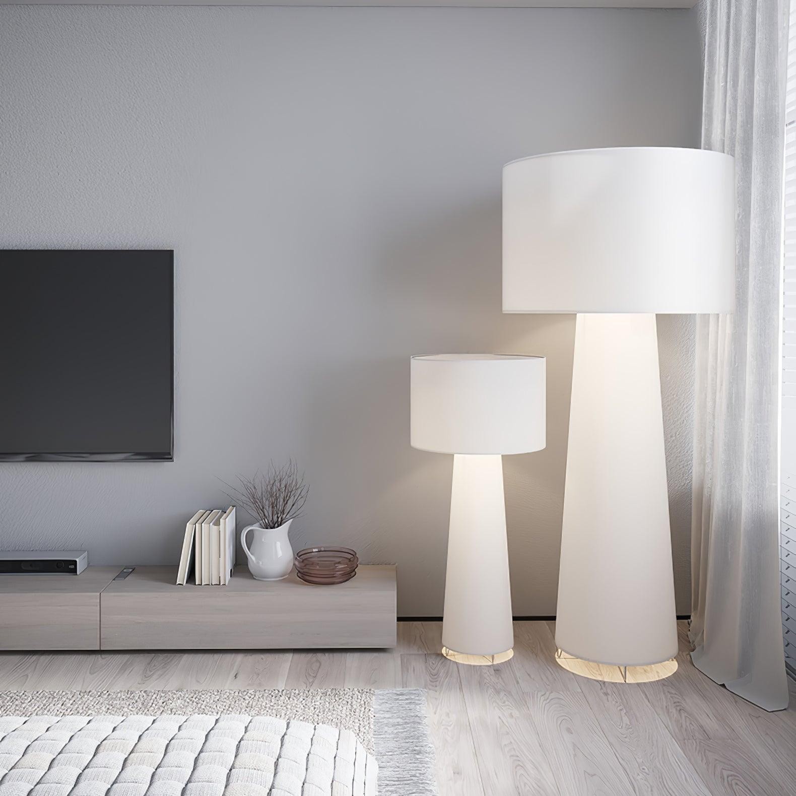 Column Fabric Floor Lamp Suitable For Living Room K328