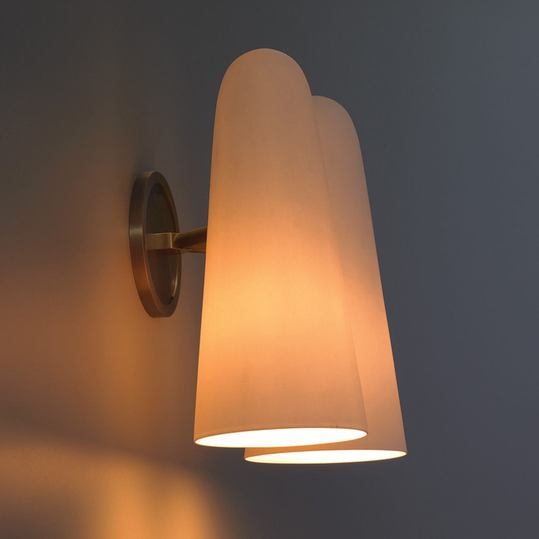 Nordic Simple Light Luxury Brass Wall Lamp K526
