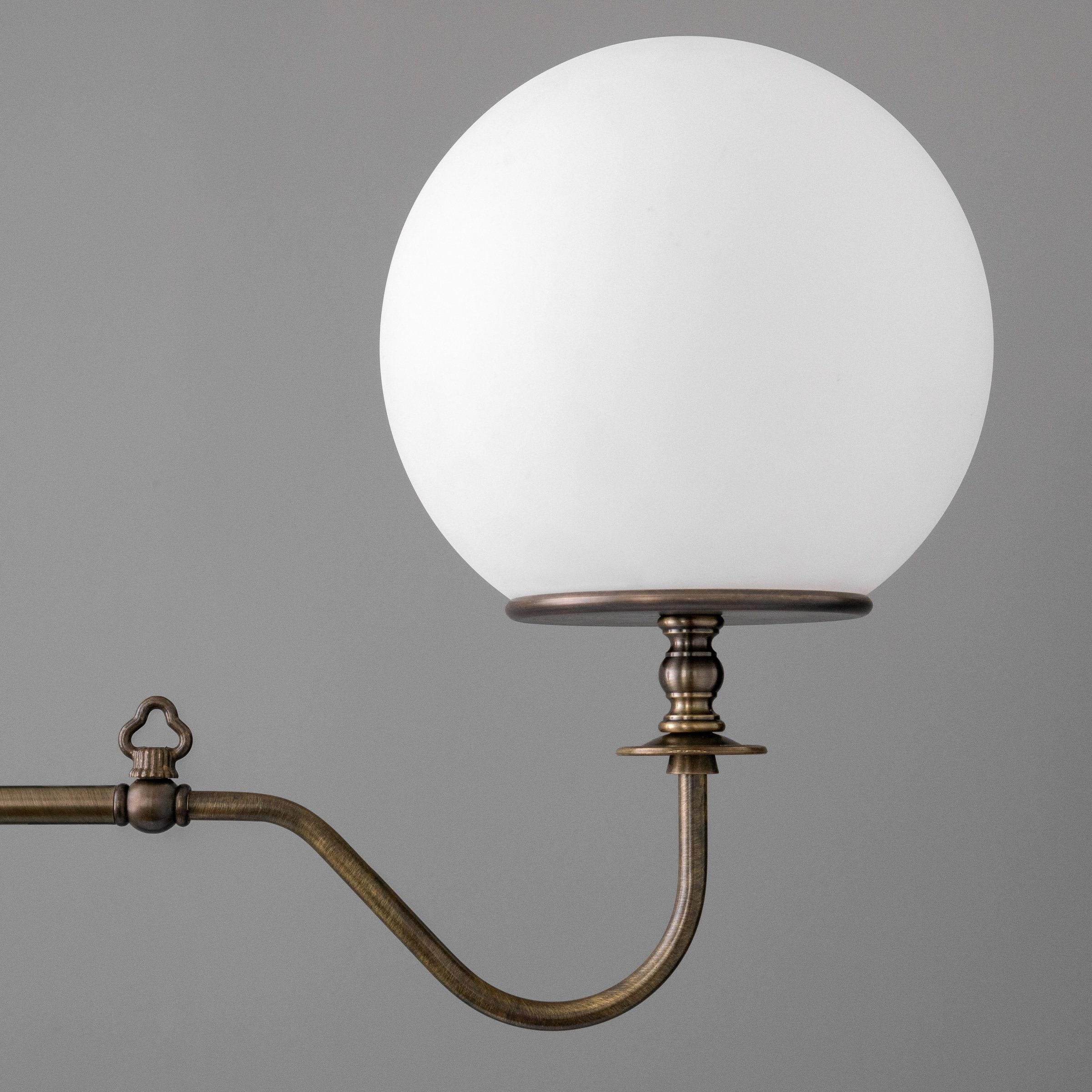 Glorica Glass Brass Chandelier Lighting - Contemporary Glass Multi-Light Hanging Fixture K1499