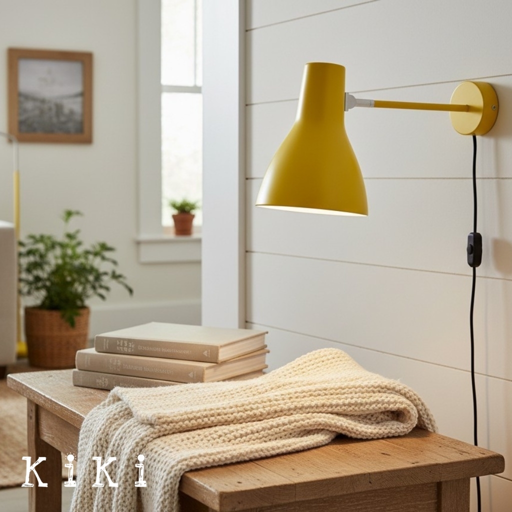 Modryx Modern Minimalist Wall Light - Adjustable Head for Reading and Accent Lighting K2115