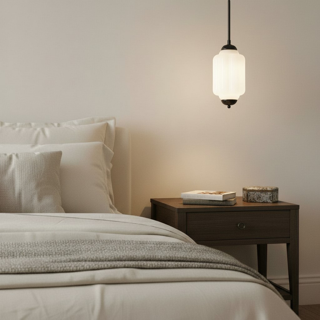 Eloise Simple Glass Irregular Lantern Pendant Lamp K836