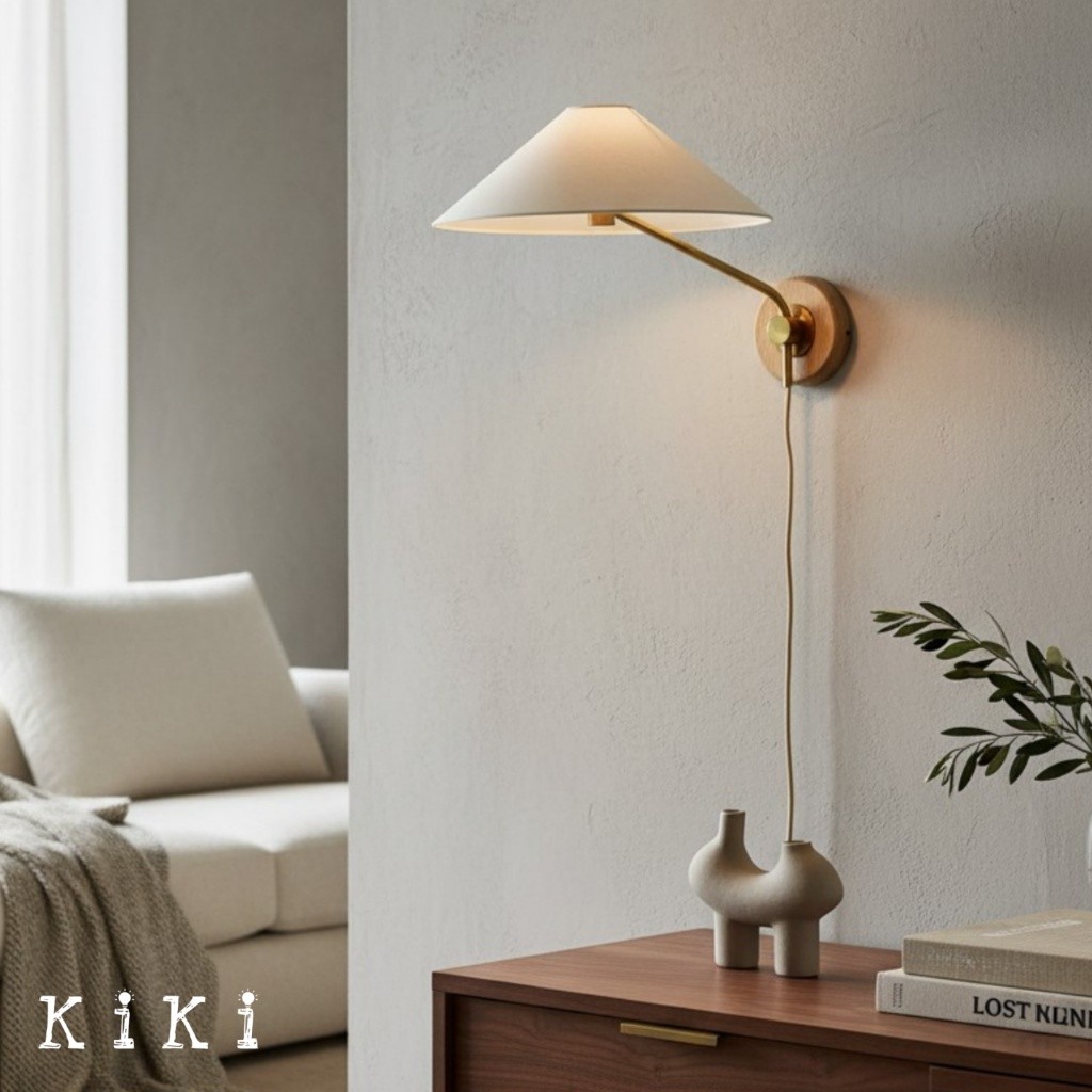 lvoryne Tapered Shade Wall Light - Timeless Lighting for Hallway and Lounges K2093