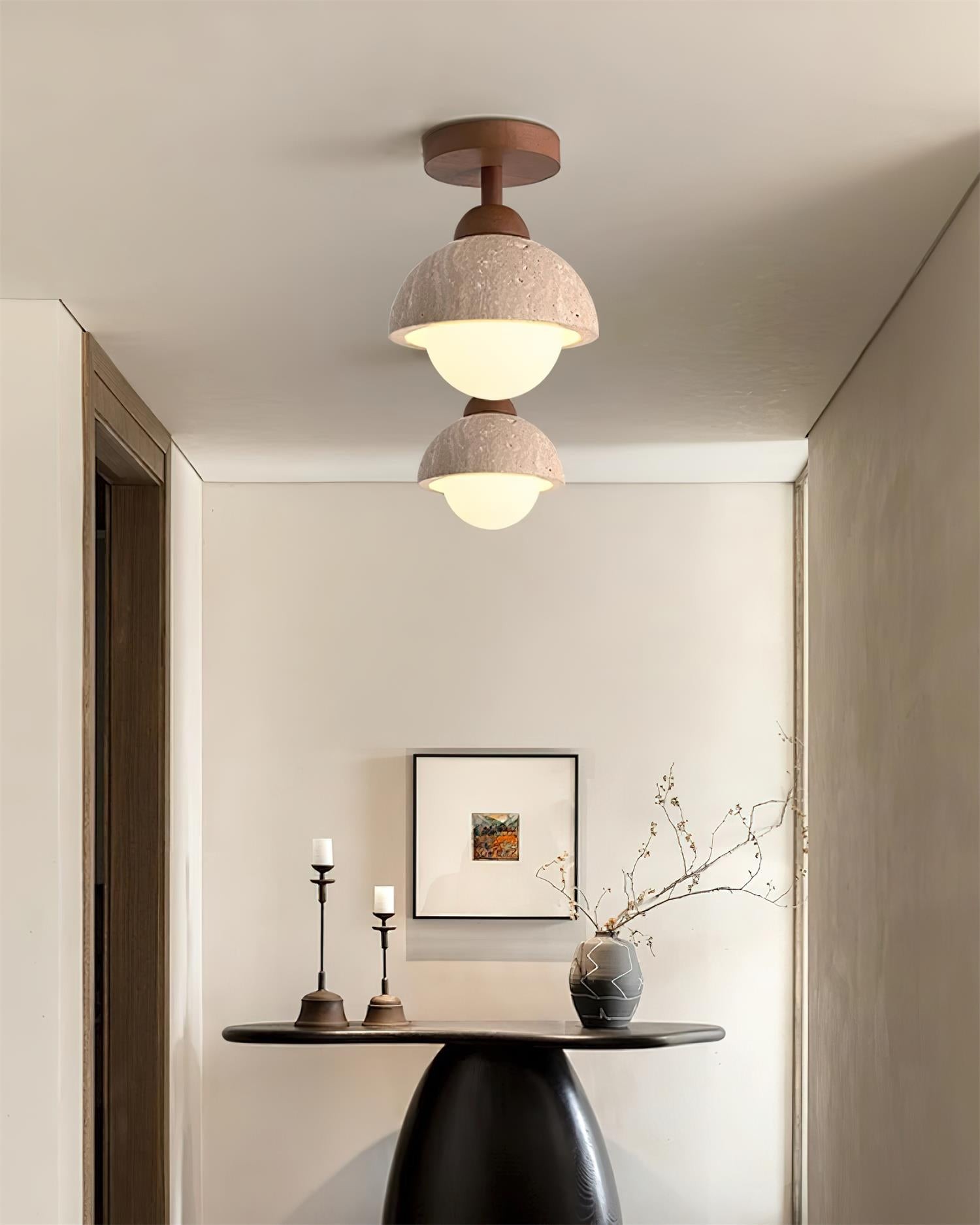 Vintage Travertine Aisle Ceiling Lamp K361