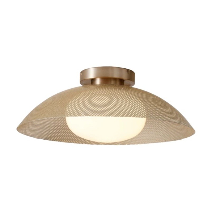 Elorina Flush Mount Glass/Metal Ceiling Light - A Stylish Fixture for Modern Spaces K1333