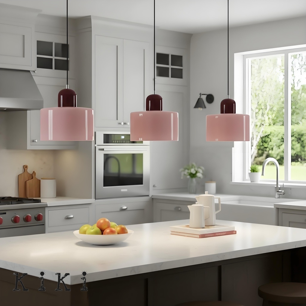 Morandi Cylinder Glass Pendant Light K30