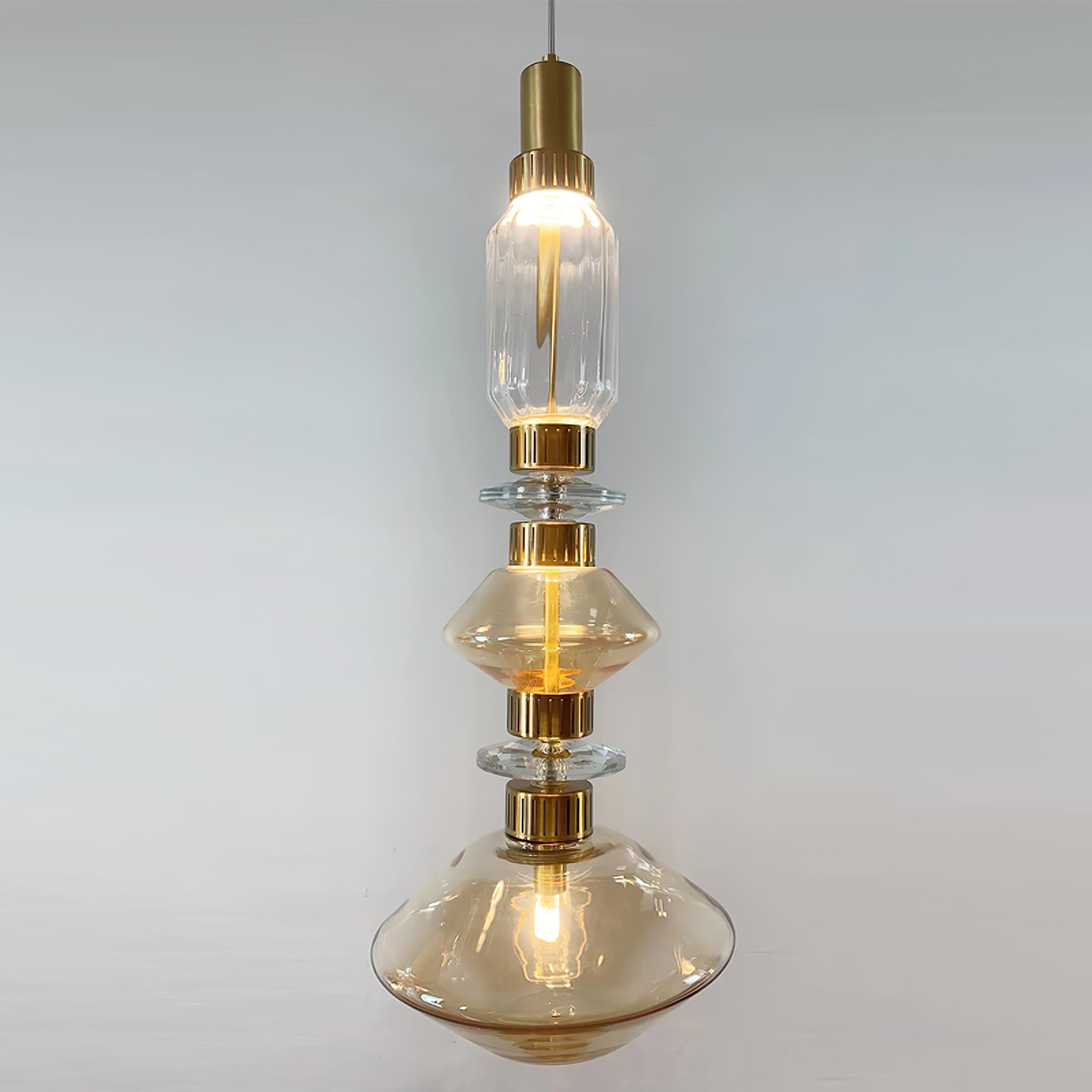 Modern Elegant Ballet Glass Pendant Light K904