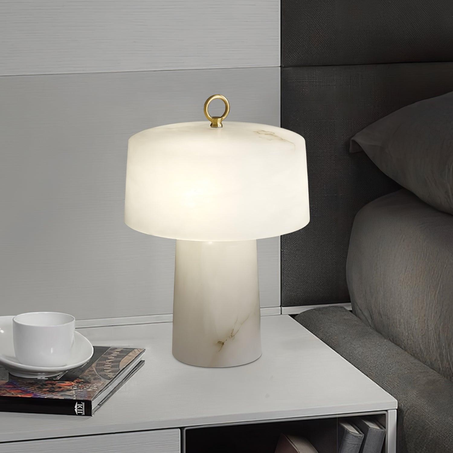 Light Luxury Style Marble Stone Table Lamp K236