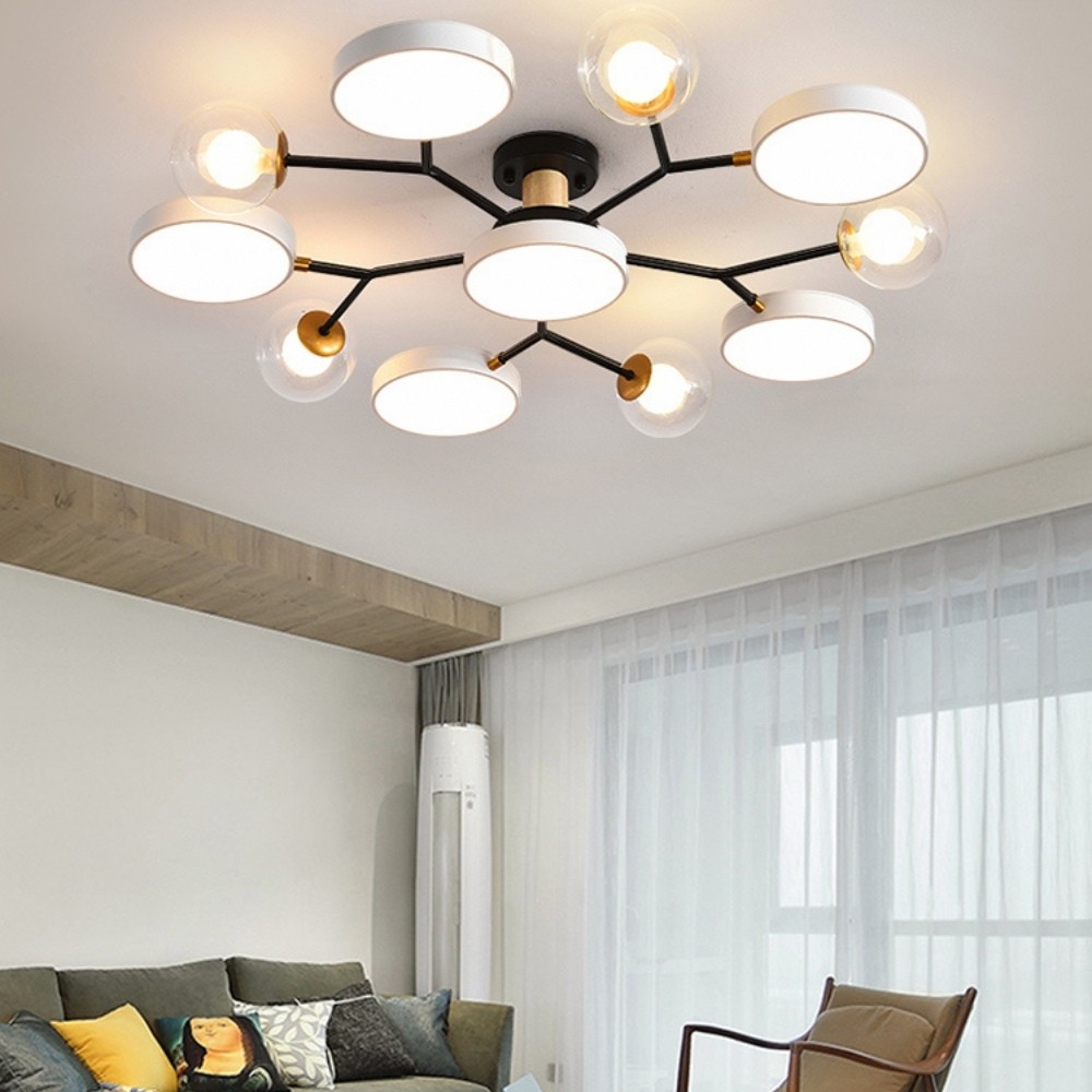 Nordic Multi Heads Branch Ceiling Light For Bedroom K936