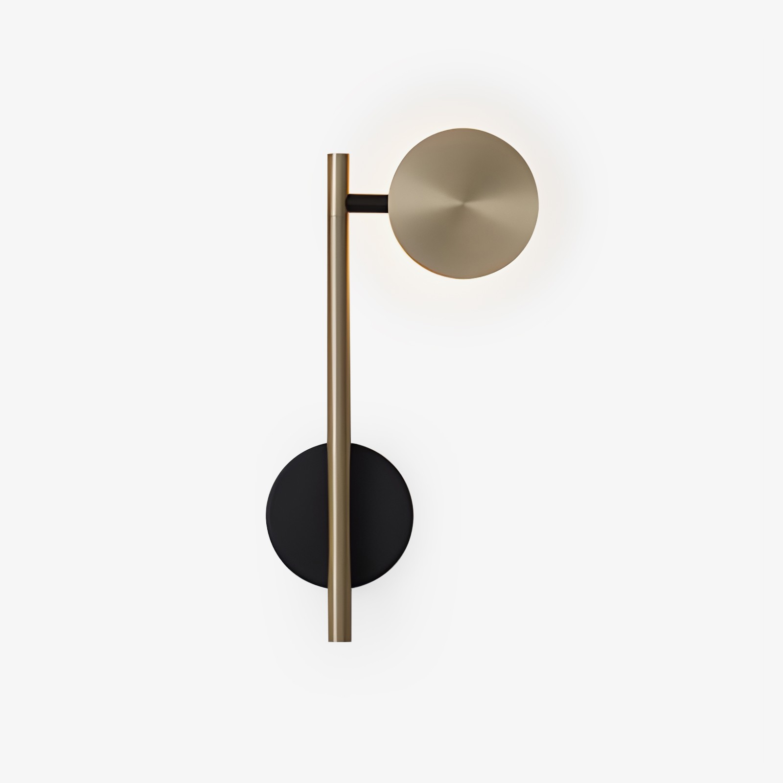 Italian Simple Round Metal Wall Lamp K364