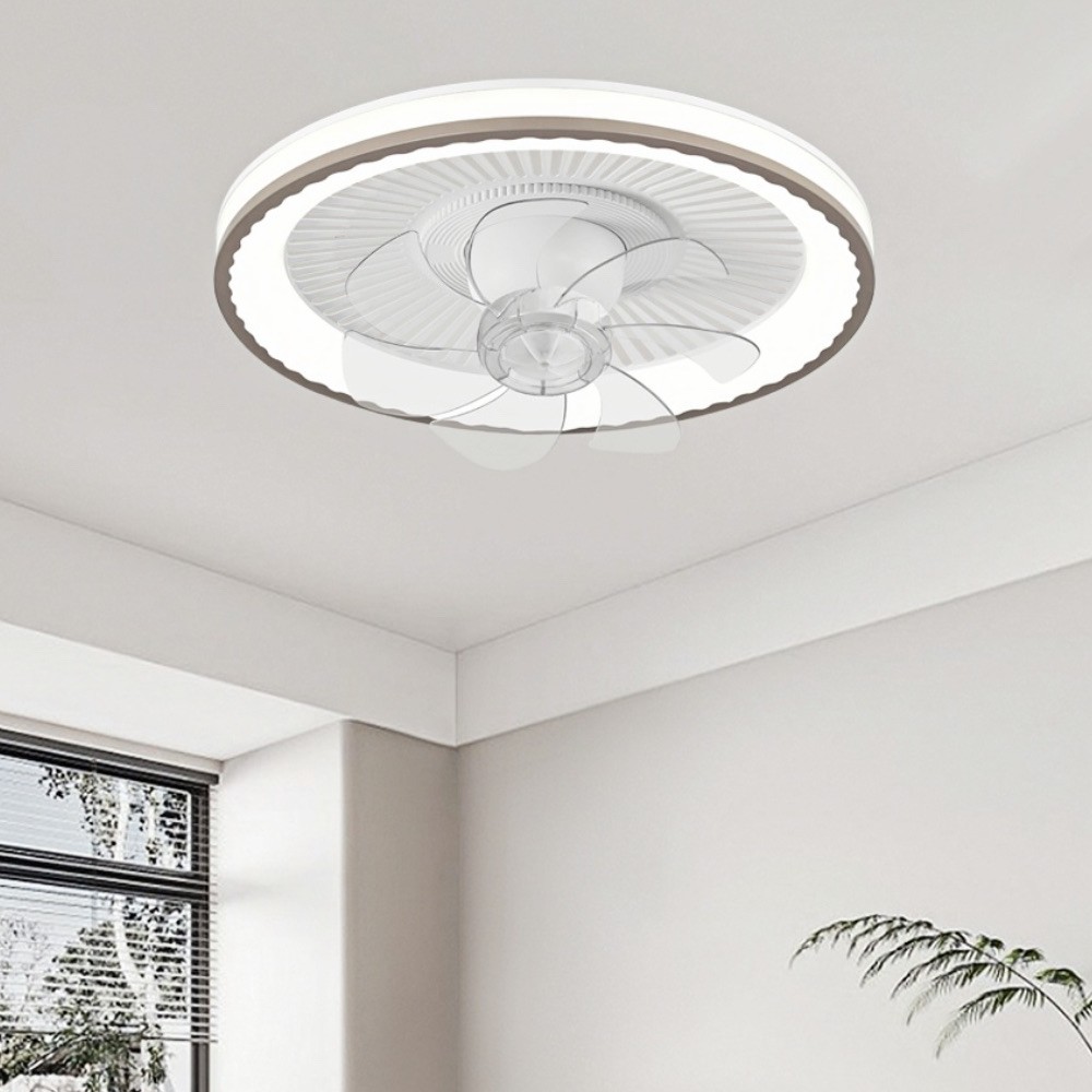 Modern Quiet Ceiling Fan With Light For Bedroom K1100