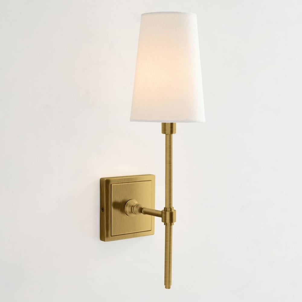 Derlina Fabric Drum Shade Wall Sconce – Classic Style Accent Lighting K1287