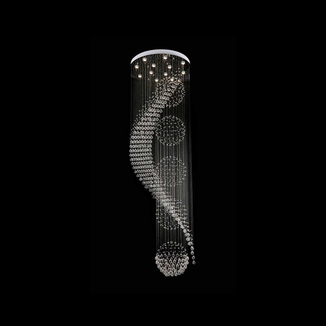 Kiki Luxury Rotary Crystal Chandeliers