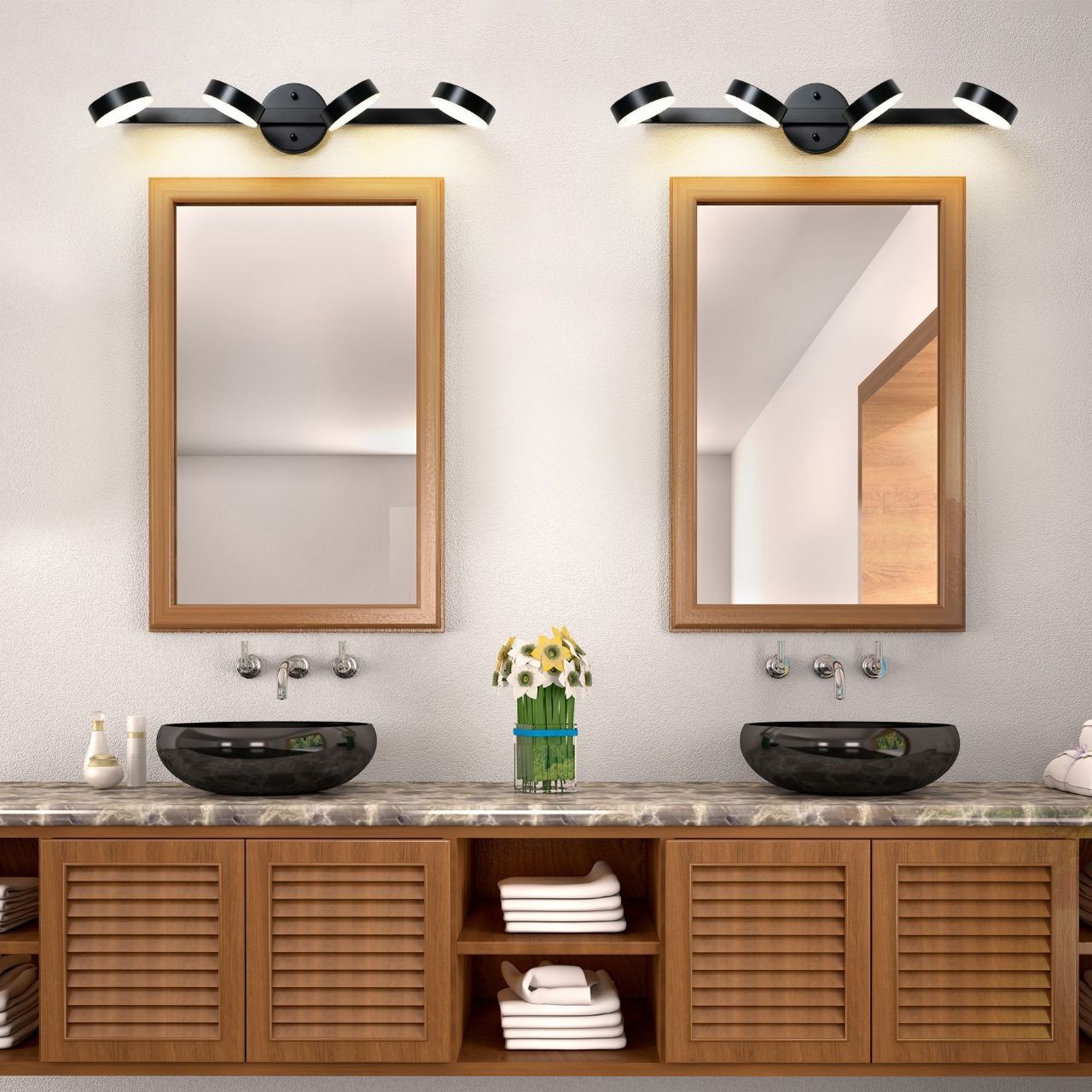 Modern Adjustable Multi Round Heads Bathroom Vanity Wall Light K117