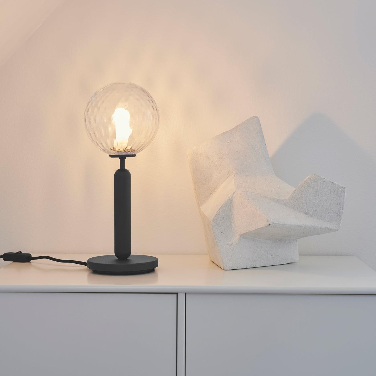 Spherical Stylish Glass Induction Table Lamp K504