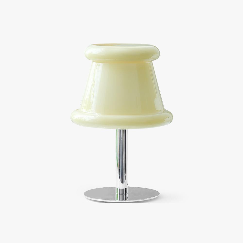 Cream Creative Irregular Cylindrical Table Lamp K500