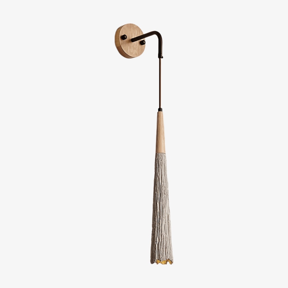 Solaraeon Microcement Minimalist Concrete Wall Sconce - Indoor Accent Lighting for Living Room K2311