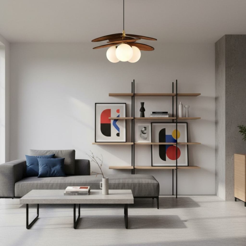 Orrise Artistic Pendant Light - Nature Inspired Layered Design for Indoor Spaces K2098