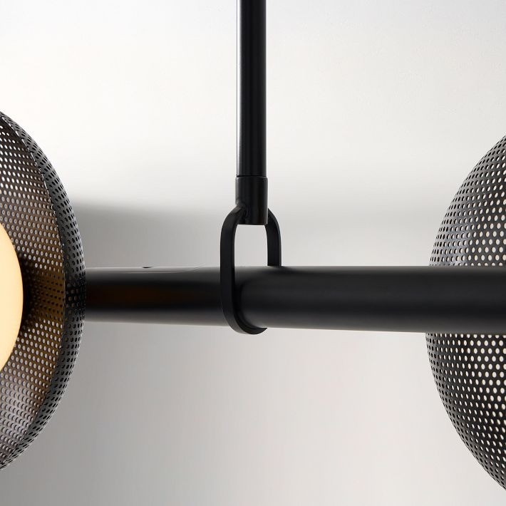 Elorina 6-Light Linear Chandelier - Modern Metal Light Fixture - Dining Room Lighting K1294