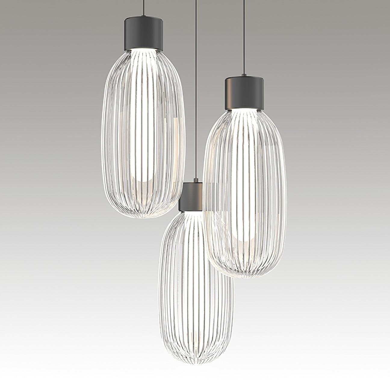 Nordic Striped Lantern Pendant Lamp K397