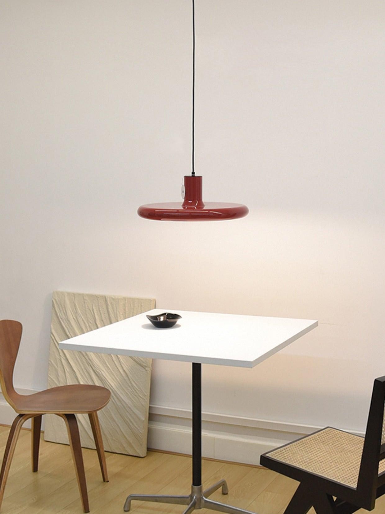 Vintage UFO Frisbee Pendant Lamp K558