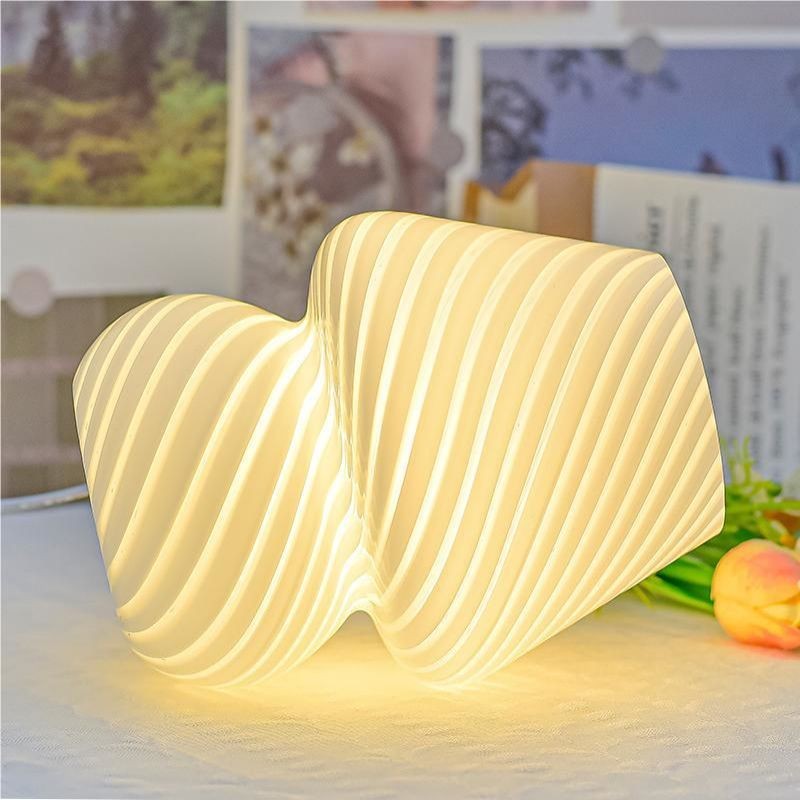 Nordic Macaron Mushroom Glass Table Lamp K54