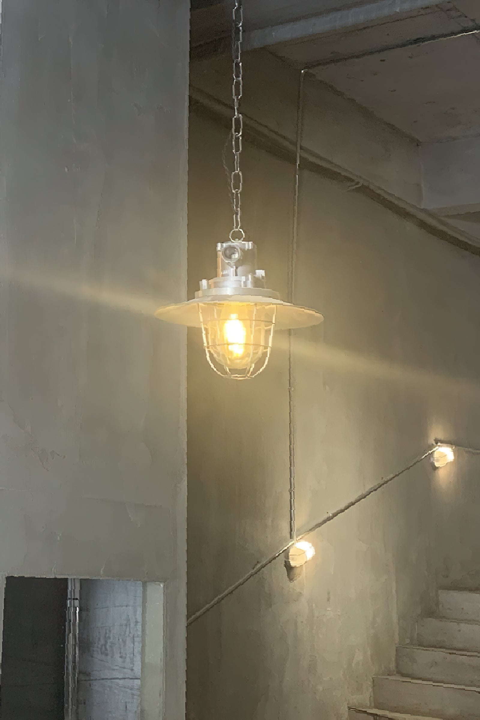 Bulkhead Cage Pendant Light D629