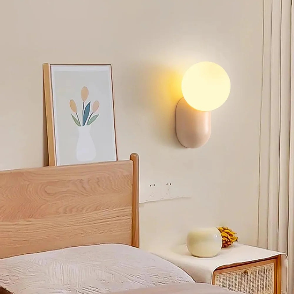 Luma Nordic Glass Orb Wall Light D784