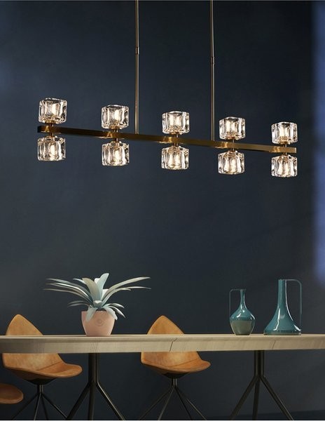 Crystal Round Chandelier/Brass Crystal Series