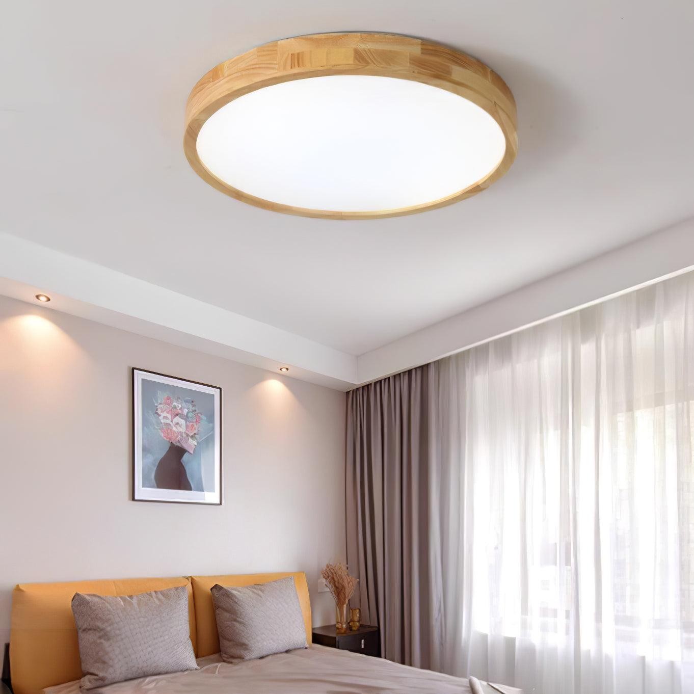 Wooden Geometric Ceiling Light K778