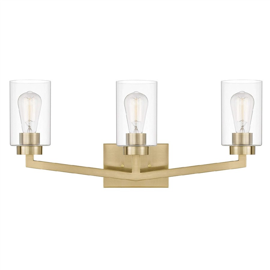 Industrial Cylindrical Brass Wall Lamp For Bathroom K105