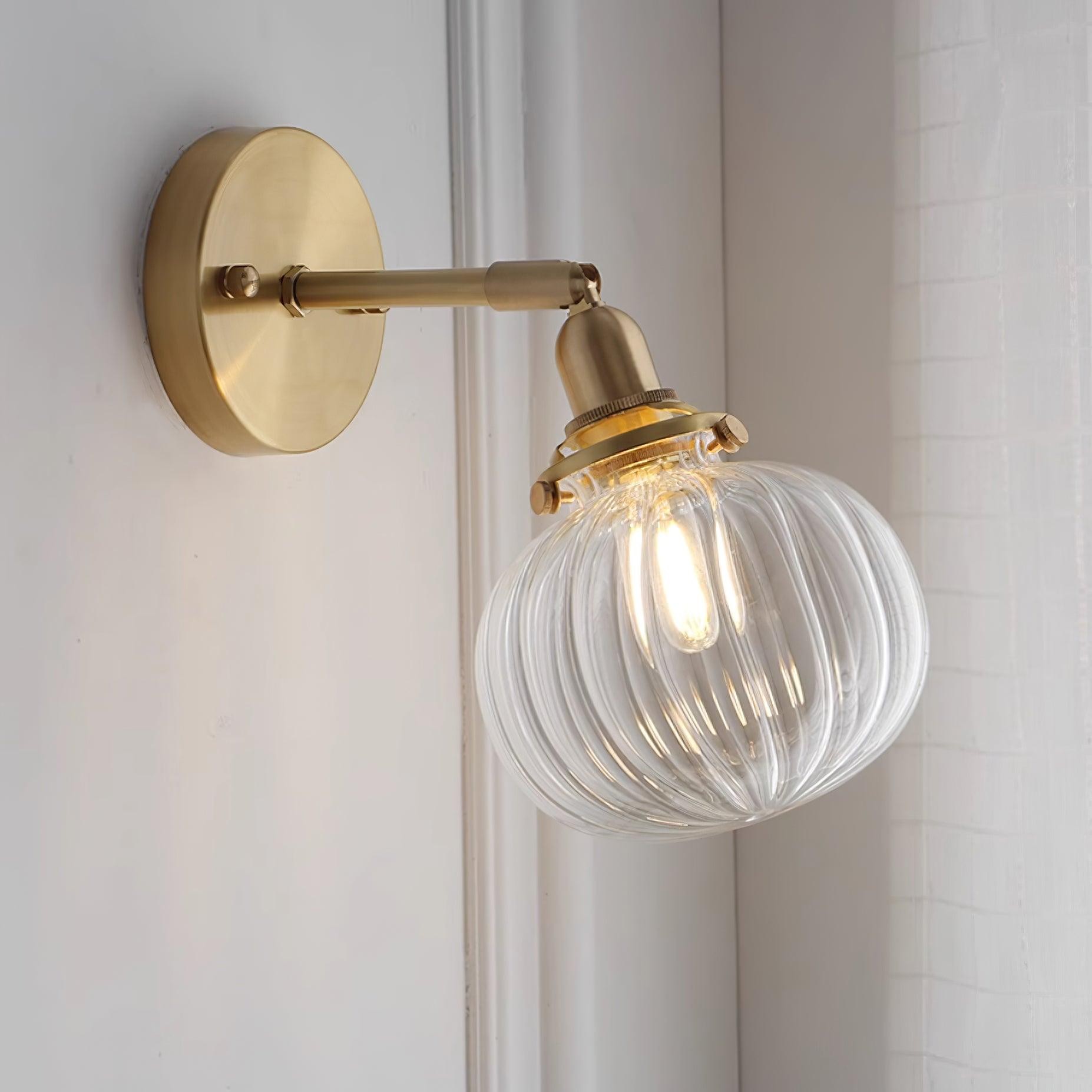 Simple Hallway Entrance Pumpkin Pattern Wall Lamp K636