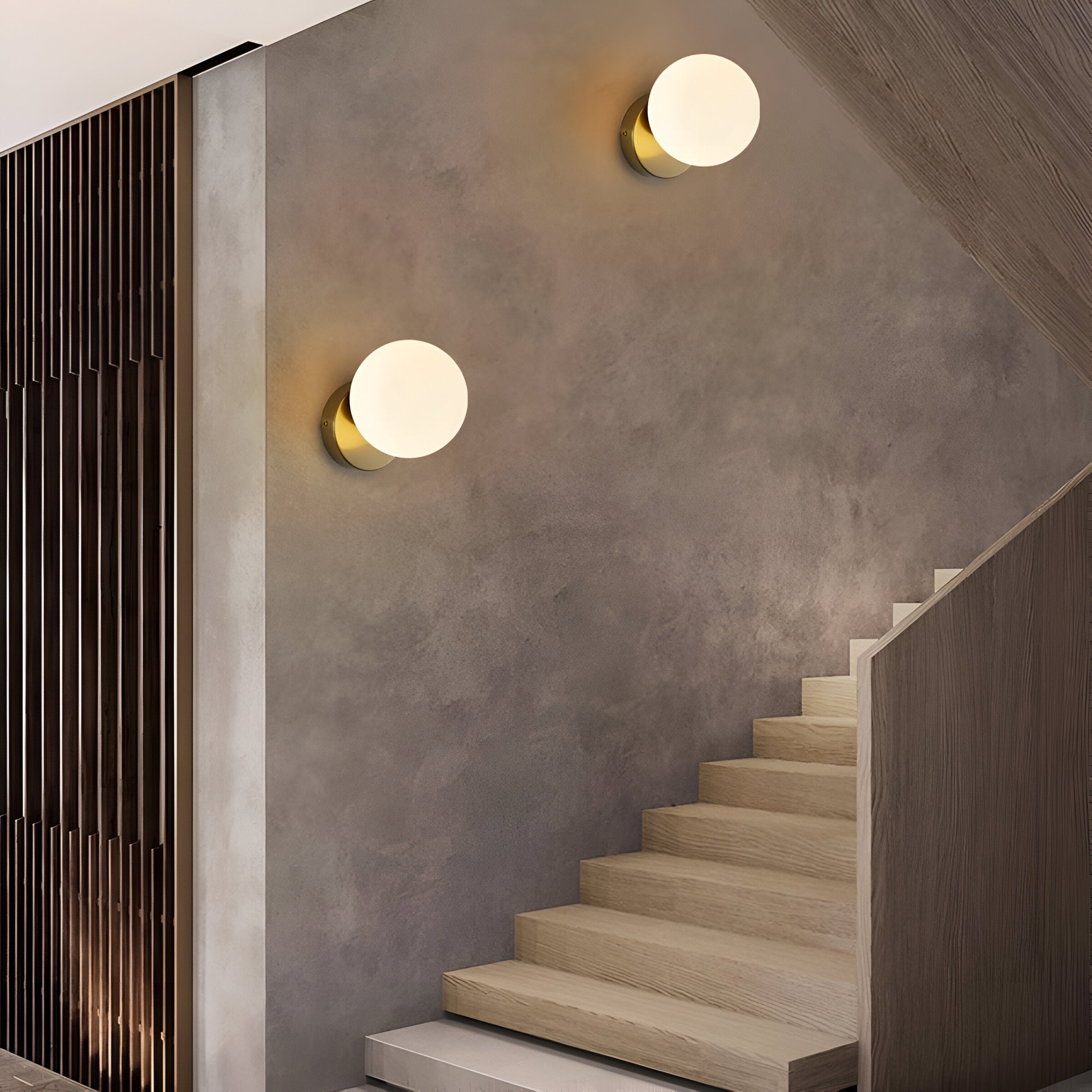 Arianne Nordic Glass Shade Wall Light D961